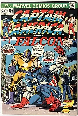 Buy Captain America #170 Marvel 1974 1st Moonstone *VF* • 11.98£