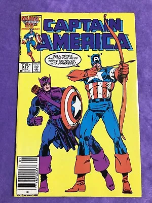 Buy CAPTAIN AMERICA #317 Marvel Comics 1st Series 1986 NEWSSTAND • 7.90£