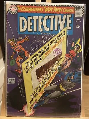 Buy DC Comics Detective Comics Batman #351 Silver Age 1966 • 13.99£