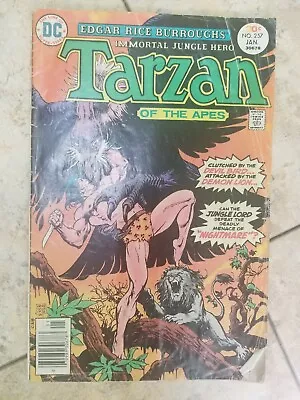 Buy TARZAN Of The APES #257 DC Comics 1977 Edgar Rice Burroughs • 1.98£