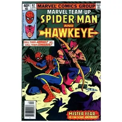 Buy Marvel Team-Up (1972 Series) #92 Newsstand In Fine Condition. Marvel Comics [n* • 3.04£