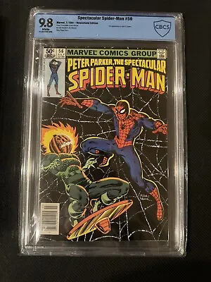 Buy Spectacular Spider-Man #56 CBCS 9.8 White Pages 2nd Jack O'Lantern Newsstand • 119.92£
