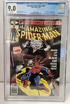 Buy CGC 9.0 Amazing Spider-Man #194 (1979) 1st Appearance Black Cat (Felicia Hardy) • 401.34£