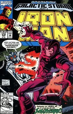 Buy IRON MAN #278 F/VF, Direct, Marvel Comics 1992 Stock Image • 3.16£