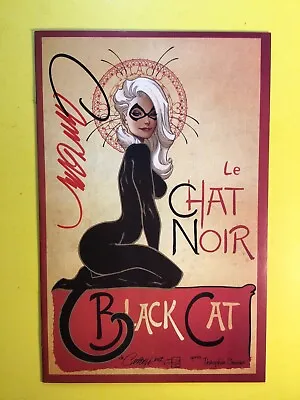 Buy Black Cat #1 J. Scott Campbell Le Chat Noir Variant Signed Marvel 2019 • 794.43£