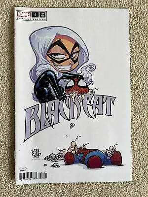 Buy Black Cat #1 Skottie Young Variant New Unread NM Bagged & Boarded • 11.75£
