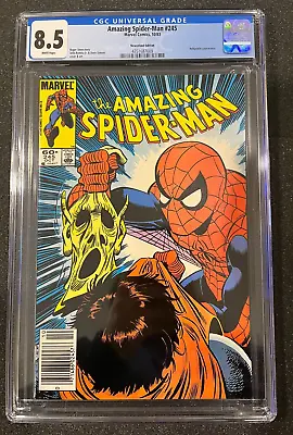 Buy Amazing Spider-Man #245, CGC 8.5 White, Hobgoblin Appearance Newsstand • 51.24£