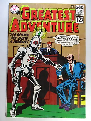 Buy My Greatest Adventure #66, He Made Me A Robot, VF-, 7.5, White Pages • 68.05£