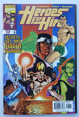 Buy Heroes For Hire #8 - 1st Printing - Marvel Comics February 1998 VF- 7.5 • 7.25£