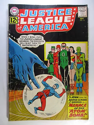 Buy Justice League Of America #14 Menace Of Atom Bomb, VG+, 4.5 (C), OW Pages • 30.16£