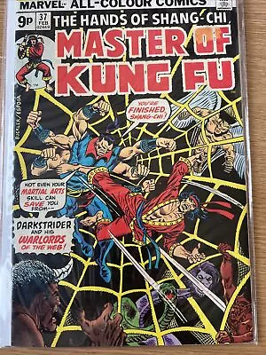 Buy Shang-Chi: Master Of Kung Fu #37 - Vol 1 - Feb 1976 Marvel Comics • 1.99£