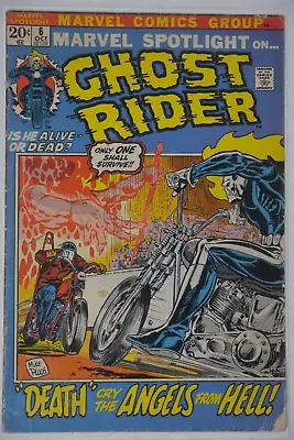 Buy Marvel Spotlight #6 Ghost Rider, Marvel Comics October 1972 • 79.55£