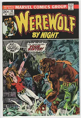 Buy US - Werewolf By Night 10 - 1973 - 5.0/6.0 - Marvel Comics - Tom Sutton, Horror • 18.84£