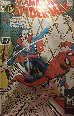 Buy Amazing Spider-man (#101) La Mole Exclusive Foil Facsimile Variant Edition Htf • 35.58£