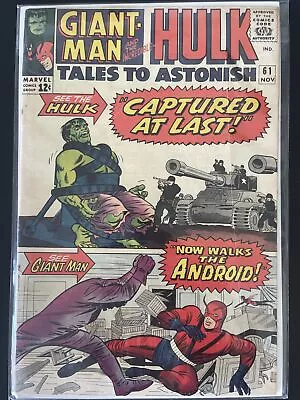 Buy Tales To Astonish #61 (Marvel) Key Issue First Appearance Glen Talbot • 40.17£