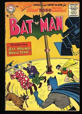 Buy Batman #103 FN- 5.5 Bat-hound Robin Appearances! DC Comics 1956 • 301.60£
