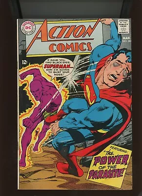 Buy (1968) Action Comics #361: SILVER AGE! KEY! (2ND APPEARANCE) PARASITE! (7.0/7.5) • 20.38£