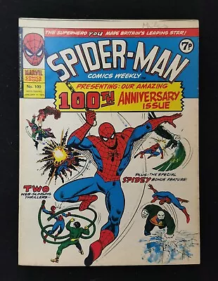 Buy Spider-man Comics Weekly No. 100 1975 - - Classic Marvel Comics + THOR IRONMAN • 14.99£