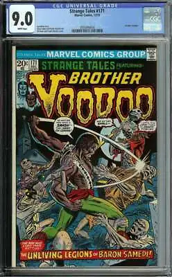 Buy Strange Tales #171 Cgc 9.0 White Pages // 3rd App Of Brother Voodoo 1973 • 167.90£
