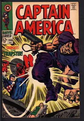 Buy Captain America #108 6.0 // Trapster Appearance Marvel Comics 1968 • 27.31£