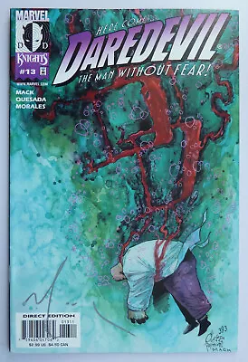 Buy Daredevil #13 - 1st Printing - Signed By David Mack - September 2000 VF 8.0 • 11.25£