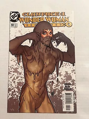 Buy Wonder Woman #160 Wonder Woman Vs Clayface Part I Adam Hughes Cover Art 2000 • 8.04£