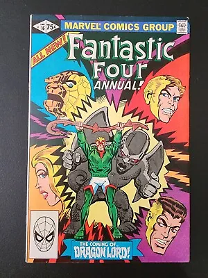 Buy Marvel Comics Fantastic Four Annual #16 1981 Steve Ditko Art Direct (b) • 5.63£