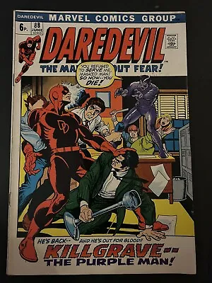 Buy Daredevil #88 Very Good MARVEL 1972 • 36£