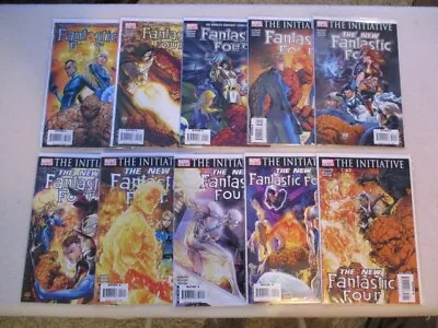 Buy Fantastic Four #544-553. Complete Michael Turner Cover Run! (Marvel 2007) • 15.99£