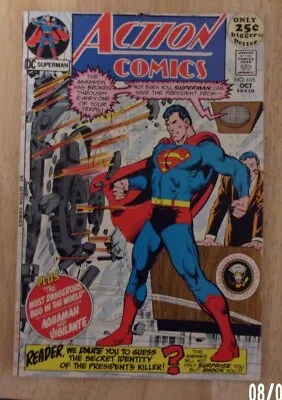 Buy Action Comics #405 Nice Vg/fn 1971 52 Pager,2 Supe Stories,adams Cover,vigilante • 10.28£