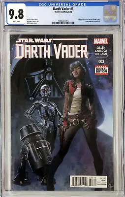 Buy Star Wars Darth Vader #3 - 1st Doctor Aphra - Cgc 9.8 • 325£