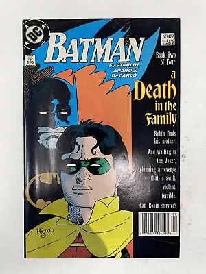 Buy Batman #427 Newsstand Death In The Family DC Comics 1988 Jim Starlin DCEU • 12.64£