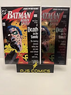 Buy Batman Robin Lives #428 One-Shot FOIL 1st Print Cover A B SET Lot 2023 DC Comics • 10.32£