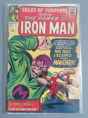 Buy MARVEL Tales Of Suspense # 55 1964 Avengers No Escapes Mandarin • 45£