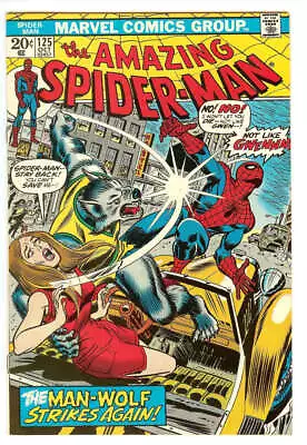Buy Amazing Spider-man #125 7.0 // Origin Of The Man-wolf Marvel Comics 1973 • 56.92£