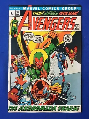 Buy Avengers #96 VFN- (7.5) MARVEL ( Vol 1 1972) Neal Adams Art, Kree/Skrull War • 51£