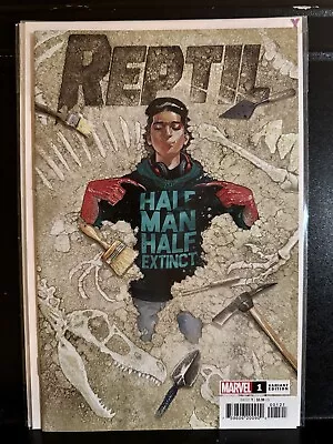 Buy Reptil #1 Mike Del Mundo Variant (2021 Marvel) Free Combine Shipping • 4£