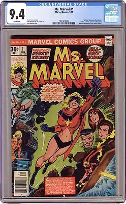 Buy Ms. Marvel #1 CGC 9.4 1977 1997818002 1st App. Ms. Marvel • 146.81£