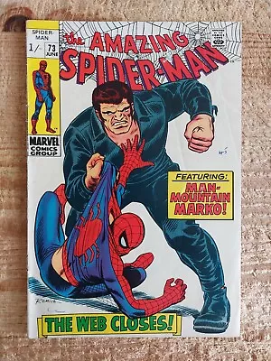 Buy Amazing Spider-man # 73,,1969,,marvel Comics Vg+ • 29.99£