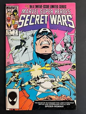 Buy Marvel Super-Heroes Secret Wars #7 Spider-Woman 1984 Comics • 12.59£