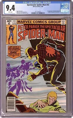 Buy Spectacular Spider-Man Peter Parker #43 CGC 9.4 1980 4177136012 • 39.04£