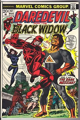 Buy Daredevil #97 BLACK WIDOW-MCU Movie!! 1973 VERY HIGH GRADE W-OW Pages!!! • 35.74£