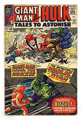 Buy Tales To Astonish #63 VG- 3.5 1965 • 65.56£
