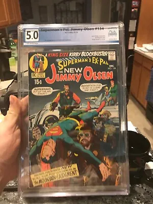 Buy Supermans Pal Jimmy Olsen 134 Pgx 5.0 • 127.52£