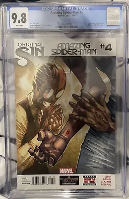 Buy Original Sin Amazing Spider-man 4 CGC 9.8 • 150£