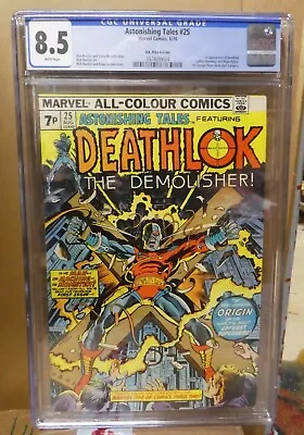 Buy Marvel Comics Astonishing Tales 25 CGC 8.5 1st Appearance Deathlok • 259.99£