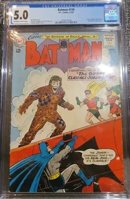 Buy 🦇Batman 159 (CGC 5.0) Joker Clayface Batwoman Bat-Girl 🦇 • 228.40£