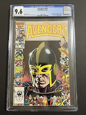 Buy Avengers # 273 - 25th Anniversary Cover - Black Knight - CGC 9.6 OW/W Pages • 71.16£