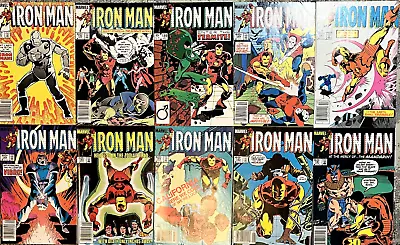 Buy Iron Man Run 181 183 184 185 186 187 188 189 190 191 (1984) Ten Issues Marvel • 18.36£