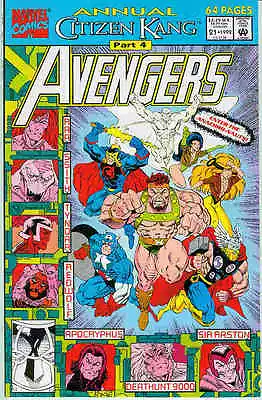 Buy Avengers Annual # 21 (1st Appearance Of Terminatrix And Kang) (USA, 1992) • 24.80£